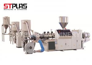 Buy cheap Durable Plastic Recycling Pellet Machine / PVC pelletizing machine With Hot Cutting product