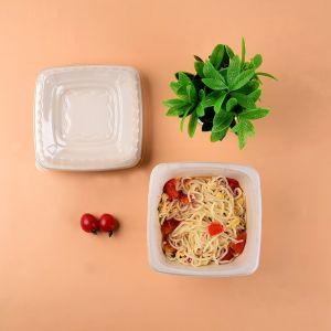 Buy cheap Reusable Custom Molded Pulp Packaging Printing Food Packing Box from wholesalers