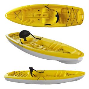 Buy cheap Wholesale cheap single sit on top HDPE blow molded plastic fishing kayak with factory price from wholesalers