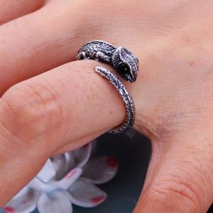 Buy cheap Womens and Mens Chameleon Retro Sterling Silver Ring(XH056032WRED) from wholesalers