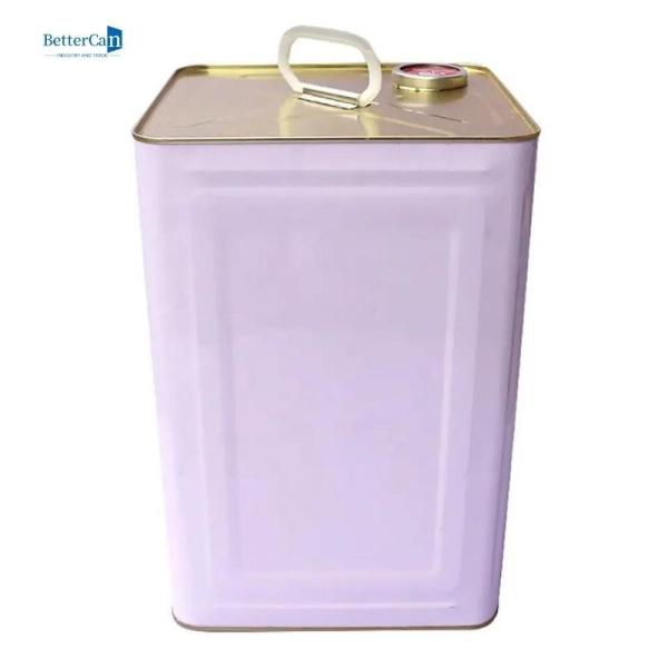 Buy cheap Adhesive Industrial Paint Tins 10 Litre Square Empty Metal Paint Tins from wholesalers