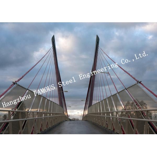 Rapid Build Steel Structural Truss Delta Bridge Minimal Maintenance Permanent