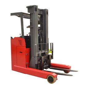 Buy cheap Stand On Electric Reach Forklift 1.5t With AC Motor Power from wholesalers