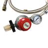 Buy cheap 12/25/50 Feet LPG Extension Hose with Pressure Gauge Optimize Your BBQ Grill Stove from wholesalers