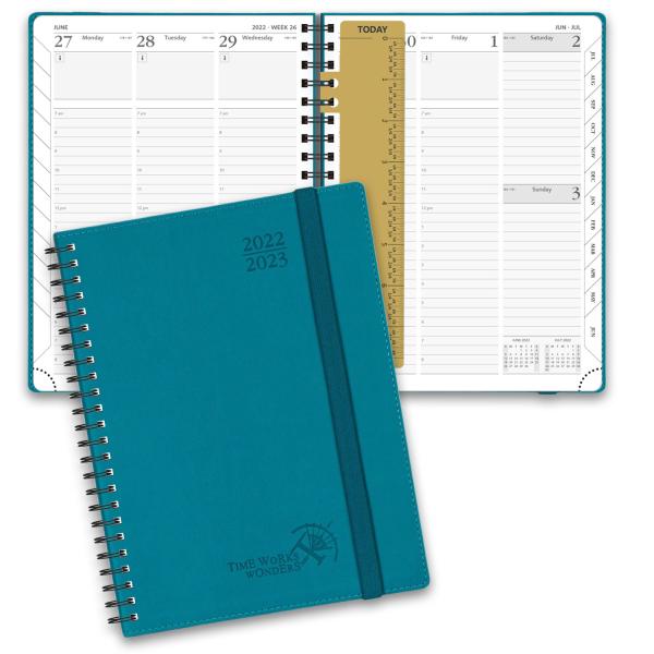 Buy cheap ODM Academic Planner Vertical Layout With Paper Pocket Plastic Ruler from wholesalers