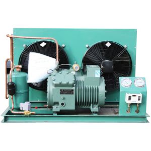Buy cheap 18hp Industrial Semi Closed Compressor Condensing Unit Condenser Refrigeration product