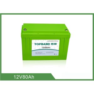 Buy cheap Powerful Reliable 12v 80ah Battery Lithium Iron Phosphate Eco - Friendly from wholesalers