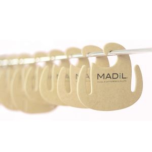 Buy cheap FSC Certified Recycled Cardboard Hanger For Sandals Slippers Retail Display Customizable from wholesalers