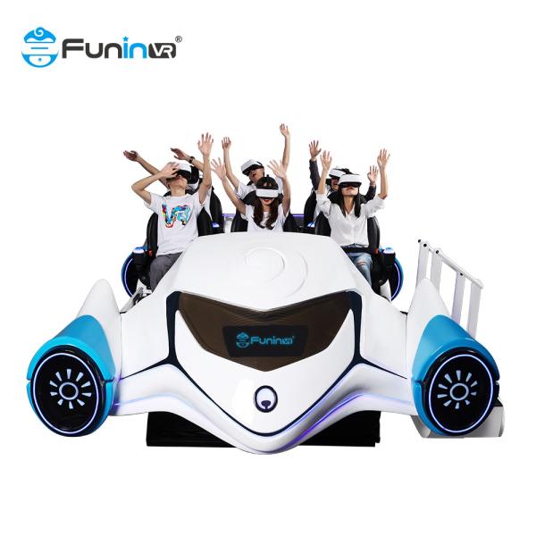 360 Roller Coaster 9D VR Simulator 6 Seats Motion Chair Virtual Reality