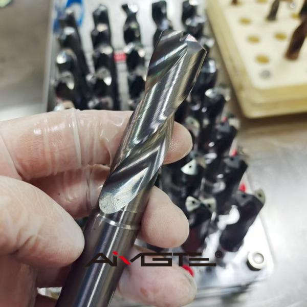 Buy cheap Solid Carbide Internal Coolant Drill Enhanced Chip Evacuation from wholesalers