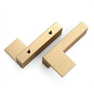 Buy cheap Hardware Black Aluminum Cabinet Handles 60mm For Kitchen Door from wholesalers