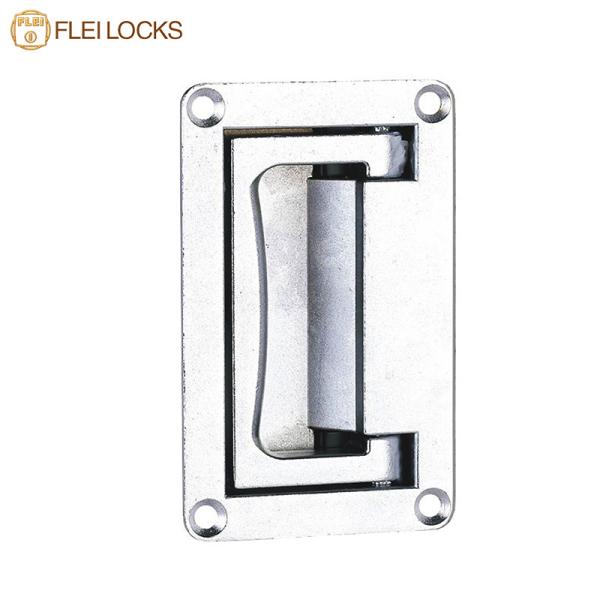 Buy cheap Metal Recessed Cabinet Handles , Concealed Pull Handle Plastic Spraying Surface from wholesalers