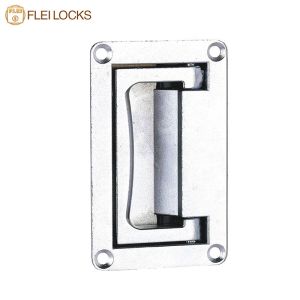 Buy cheap Metal Recessed Cabinet Handles , Concealed Pull Handle Plastic Spraying Surface from wholesalers