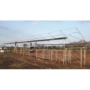 Buy cheap Single Span Greenhouse 8-12m Wide with 90mph Wind Resistance from wholesalers