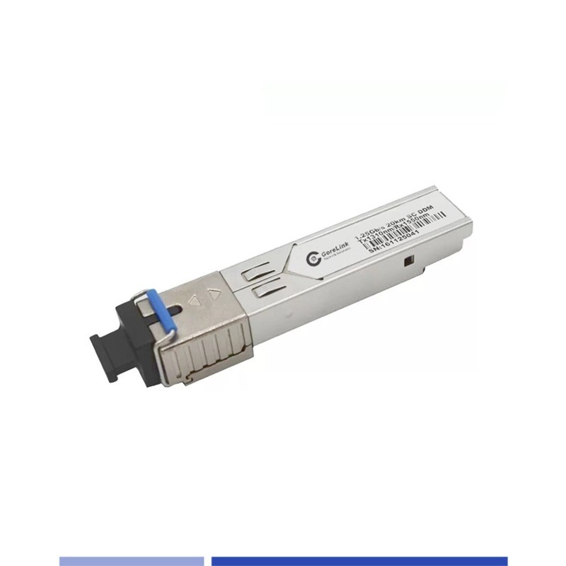 Buy cheap BIDI SFP Module Transceiver 1.25G Singlemode 1550nm-TX/1310nm-RX SMF SC Simplex 20KM from wholesalers