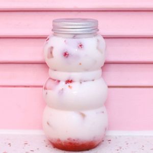 Buy cheap Insulated Leak Proof Plastic Milk Tea Bottles With Modern Handles from wholesalers