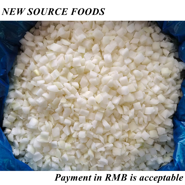 Bulk Wholesale Brc Certified Iqf Frozen Onion Dices White Onion