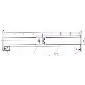 Buy cheap 20T Double Girde Pendent line control Overhead Crane warehouse from wholesalers