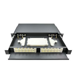 Buy cheap FTTH 1U Optical Fiber Distribution Panel With Duplex Connector from wholesalers