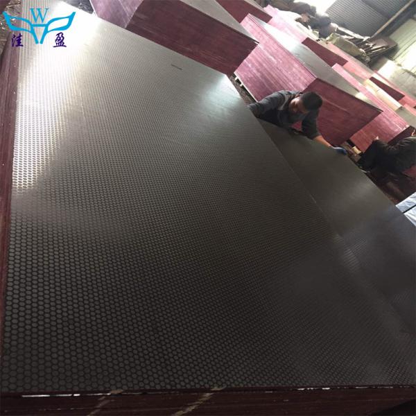 Quality cheap sales Hexagon  15mm 9mm Anti Slip Plywood For Flooring for inside and outside for sale