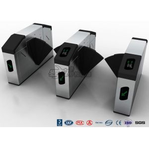 Buy cheap Optical Retractable Half Height Turnstiles Flap Barrier Turnstile 900mm Width from wholesalers