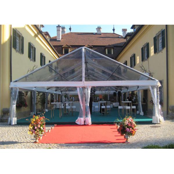 Quality Transparent Sidewall Romantic Large Wedding Tents Aluminum Alloy Structure Marquee for sale