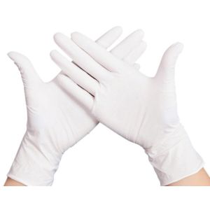 Buy cheap High Tensile Strength Powder Free Nitrile Gloves , Latex Free Gloves  anti static from wholesalers