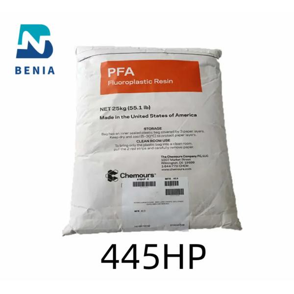 Buy cheap Dupont PFA 445HP Perfluoroalkoxy PFA Fluoroplastic Resin Pellet Form For Pipe Linings from wholesalers