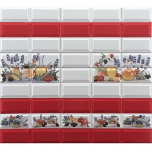 Buy cheap White Body Glossy Subway Porcelain Wall Tiles 75x152mm 150x305mm from wholesalers