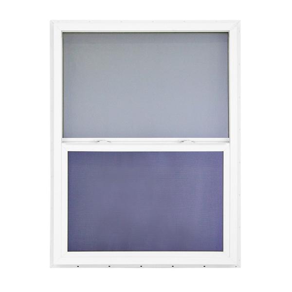 Buy cheap UPVC Single Hung Window All-body Profiles And Windproof Function With Customizable Aesthetic Design from wholesalers