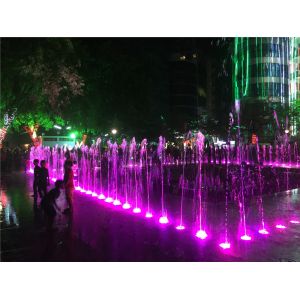Dancing Floating Water Fountain For Pool RGB Underwater Light