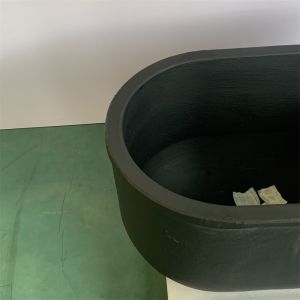 Buy cheap Thermal Shock Resistant Oval Crucible , Industrial Silicon Carbide Crucible from wholesalers