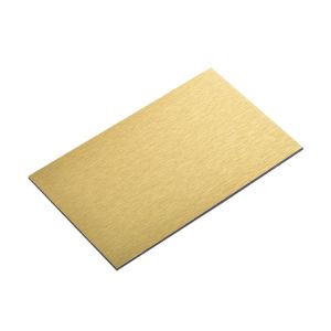 Buy cheap 2440mm Length Brushed Aluminum Composite Panel Fireproof Durable from wholesalers