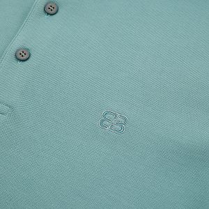 Buy cheap 95% Polyester 5% Spandex Polo Shirt with Embroidered Logo Summer Ice Feeling 3 Buttons from wholesalers