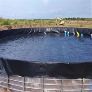 Buy cheap Green HDPE Liner Geomembranes for 0.3mm 0.5mm Plastic Fish Shrimp Pond Liner from wholesalers