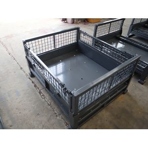Buy cheap Move Structure Wire Mesh Pallet Cage With Customization Option from wholesalers