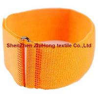 Buy cheap Elastic un-brushed buckle hook loop binding straps/wrist/armband straps product