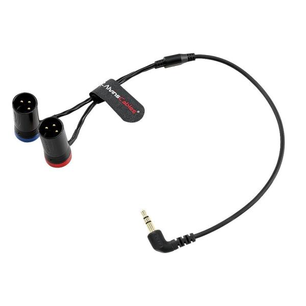 China Alvin's Cables RØDE Wireless GO II/MixPre 3.5mm TRS to Dual XLR M Unbalanced Breakout Cable 45cm on sale China Alvin's Cables RØDE Wireless GO II/MixPre 3.5mm TRS to Dual XLR M Unbalanced Breakout Cable 45cm on sale