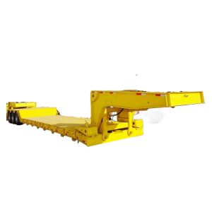 Buy cheap 3 Axle Excavator Trailer Lowboy Excavator Loading Gooseneck Trailer product