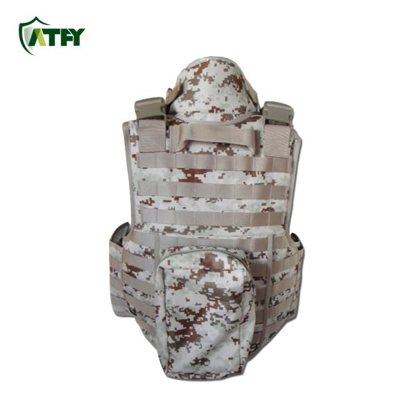 MOLLE System Design One-click Quick Release Military Ballistic Vest for Enhanced