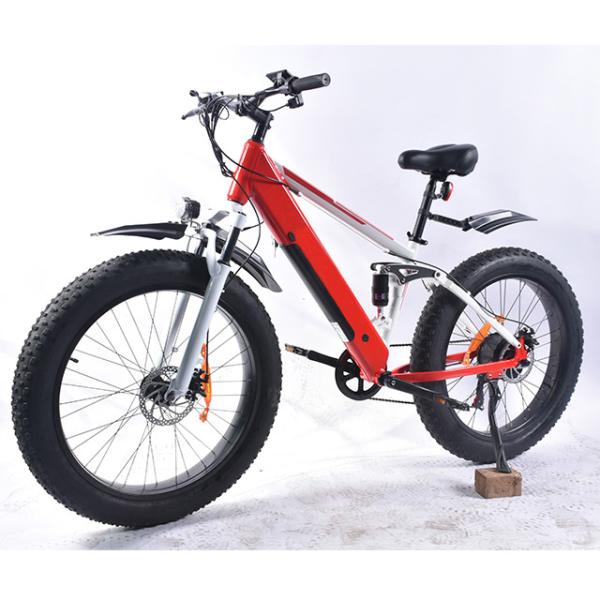 Quality Multiapplication Fat Tire Electric Mountain Bike With 13AH Lithium Battery for sale
