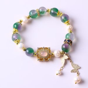 Buy cheap Customized 10mm Crystal Stone Stretch Bracelets With Healing Energy from wholesalers