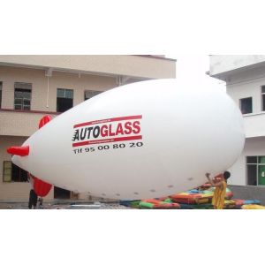 Buy cheap inflatable white zeppeline with your custom logo from wholesalers