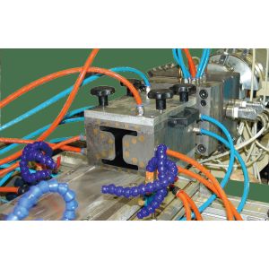 Buy cheap Twin Screw WPC Pelletizing Extrusion Line Decking Board 350KG / H product