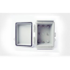 Buy cheap Watertight Hinged Plastic Enclosures Abrasion Resistant Light Gray Finish from wholesalers