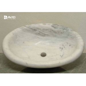 Buy cheap Natural Stone Marble Wash Basin Highly Polished High Compressive Strength product