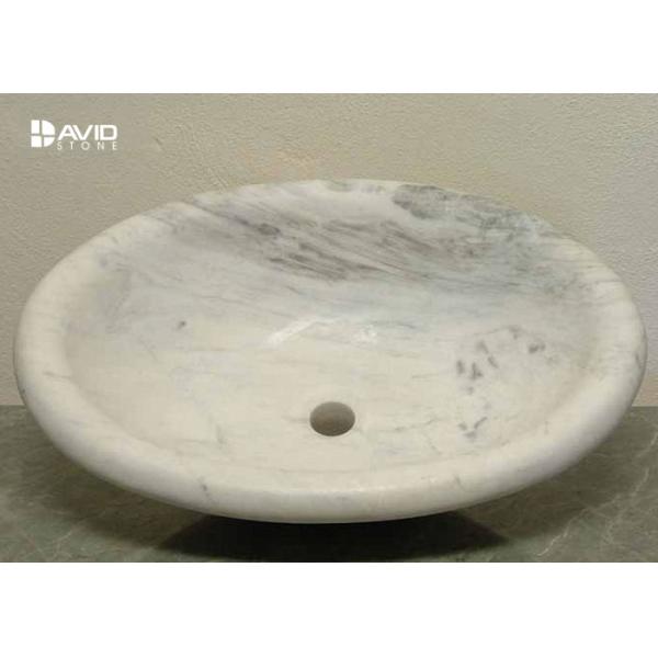 Buy cheap Natural Stone Marble Wash Basin Highly Polished High Compressive Strength from wholesalers