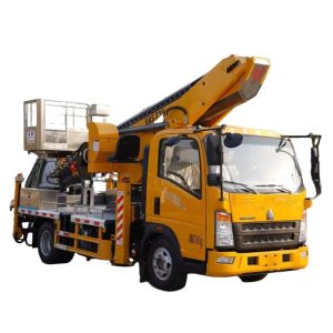 Buy cheap Factory HOWO 33M Telescopic Boom Bucket Truck Aerial Work Vehicle for High-Altitude Operation Trucks from wholesalers