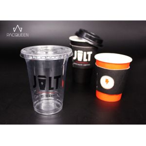 Buy cheap Food Safety Custom Disposable Paper Cups Heat Proof Branded Cup Sleeves from wholesalers