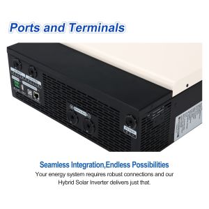 5kW Off Grid Hybrid Solar Energy System Home with 22%+ Conversion Auto Switch